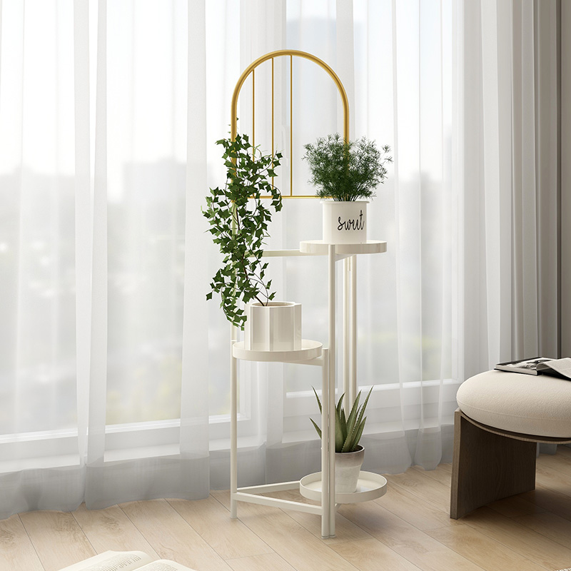 北欧奶油风爬藤设计花架子