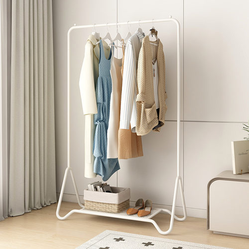 速立普简易安装铁艺奶油风挂衣架