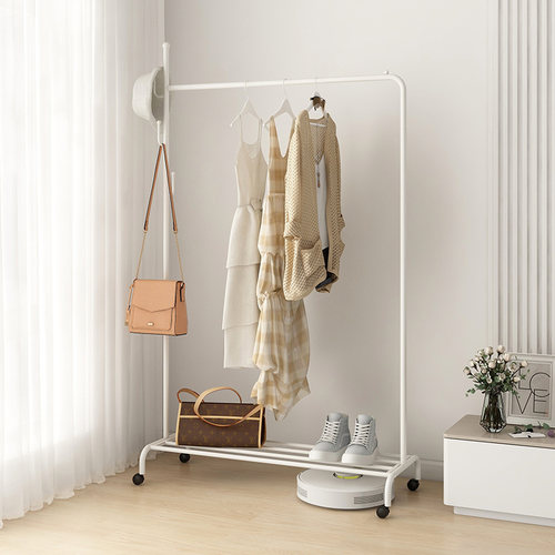 速立普带轮多功能落地晾晒挂衣架