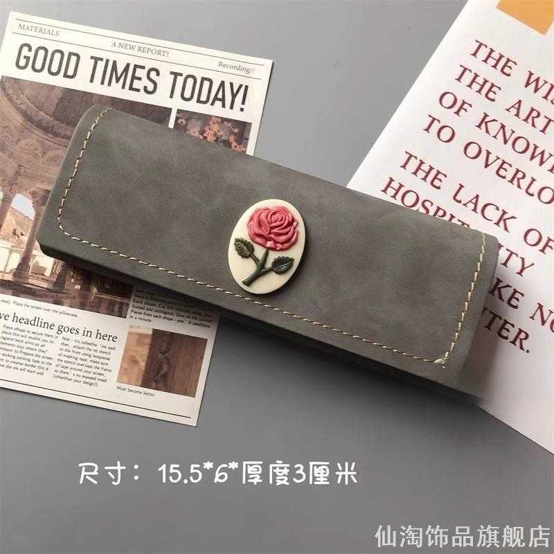 眼镜盒近视眼镜老花镜玫瑰框架眼镜抗压高档眼睛学生高级男女清新