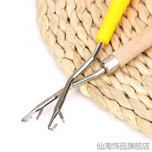 毛线针线头织补缝补带舌头钩针钩毛衣羊绒衫家用细长羊毛衫超细