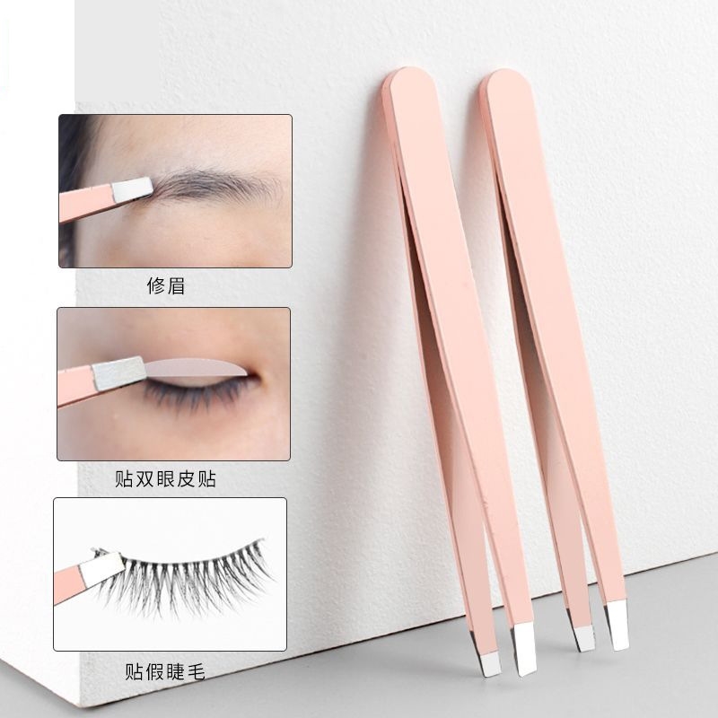 高精密拔毛镊子眉夹神器拔胡子夹连根拔起眉毛夹小钳子工具