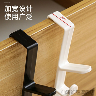 长排挂钩门后竖排柜门衣帽架包包收纳衣橱衣帽门上挂墙置物架神器