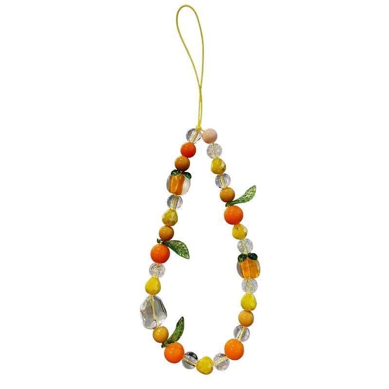 可爱小柿子手腕挂件心想事成橙子