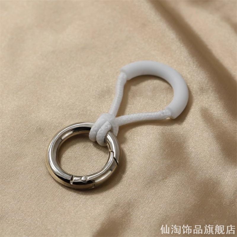 户外潮款黑色挂扣绳钥匙扣背包