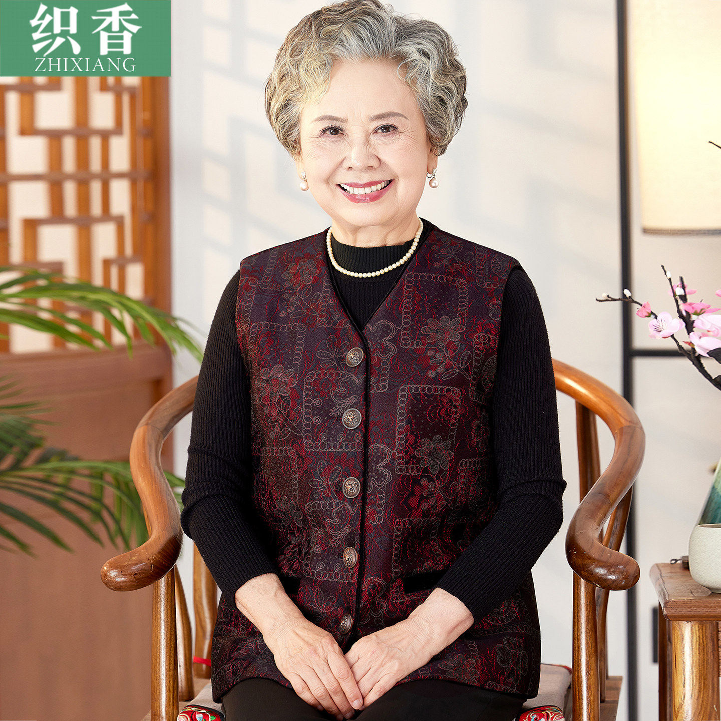 中老年人春装女新款奶奶