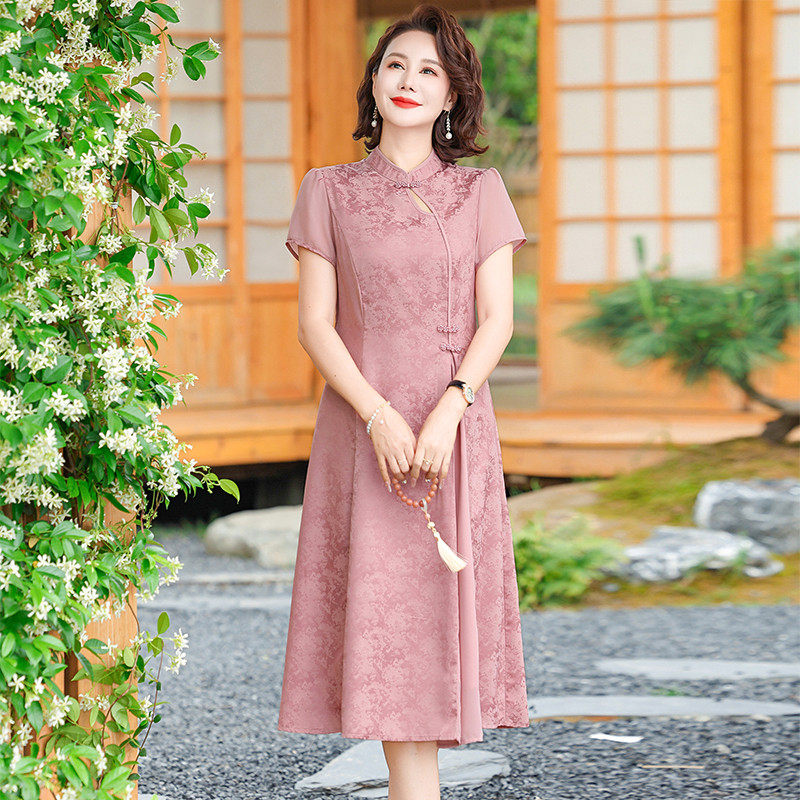 中年妈妈夏季结婚礼服洋