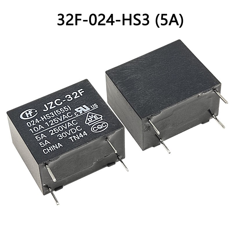 全新原装宏发继电器JZC HF 32F-G-005 012 024-HS3 HS 4脚 5A 10A