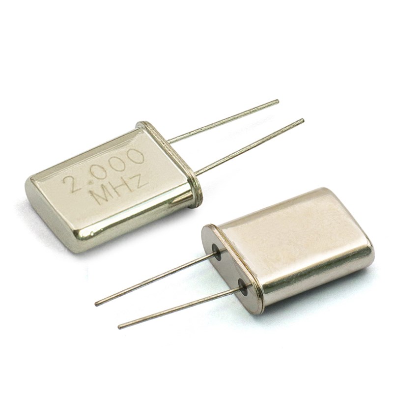 WGSD  晶振 2M 直插两脚 2MHZ HC-49U石英晶体被动晶振 (2个)