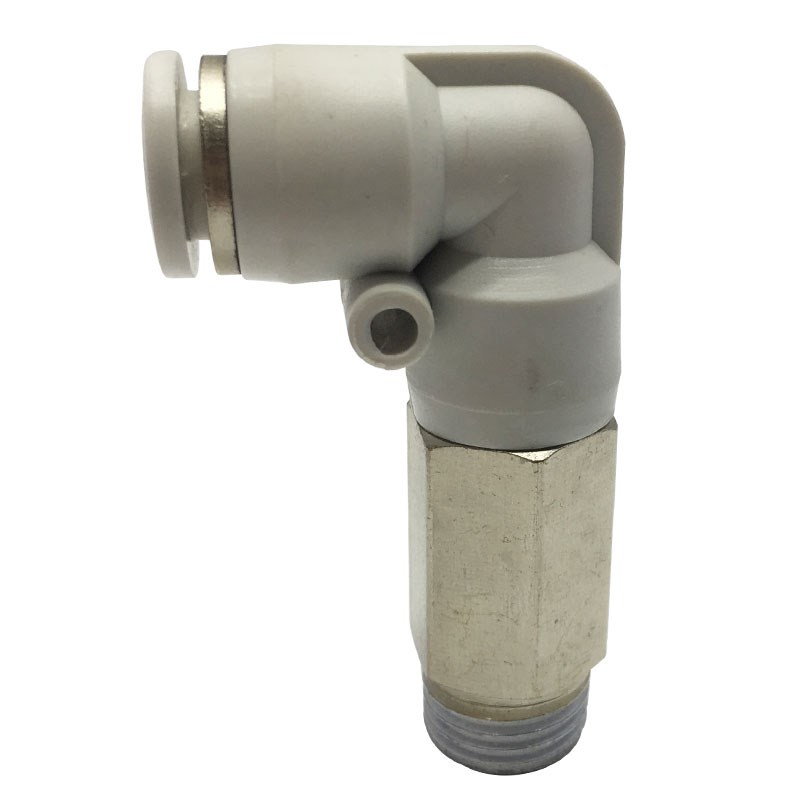 气动接头白色APLL4-M5 接头弯头加长六角SPLL8J-02 6-01 10-03弯