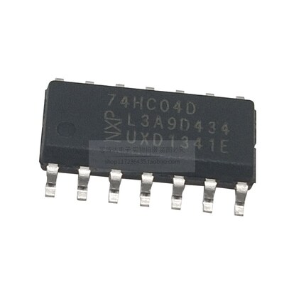74HC04D SOP-14 全新贴片NXP环保六反相器逻辑芯片 非门SN74HC04D
