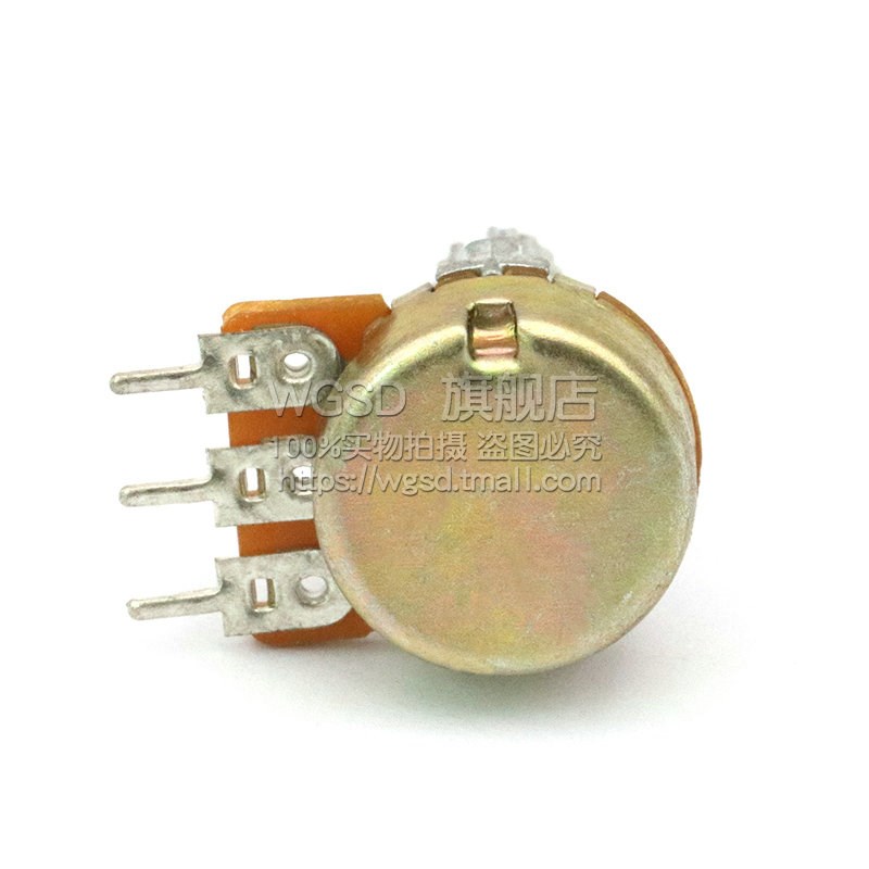 WGSD  WH148 单联电位器 B20K 功放 三脚3脚 柄长20MM (5个)