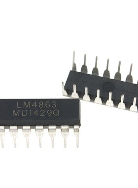 LM4863D DIP-16 全新正品 双声道音频功率放大器 直插 LM4863