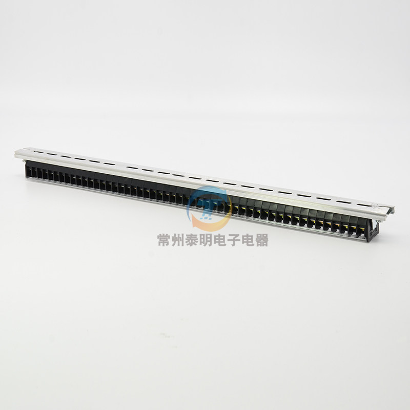 接线排连接器15A安50位接线端子排板TD-1550节电流接线端