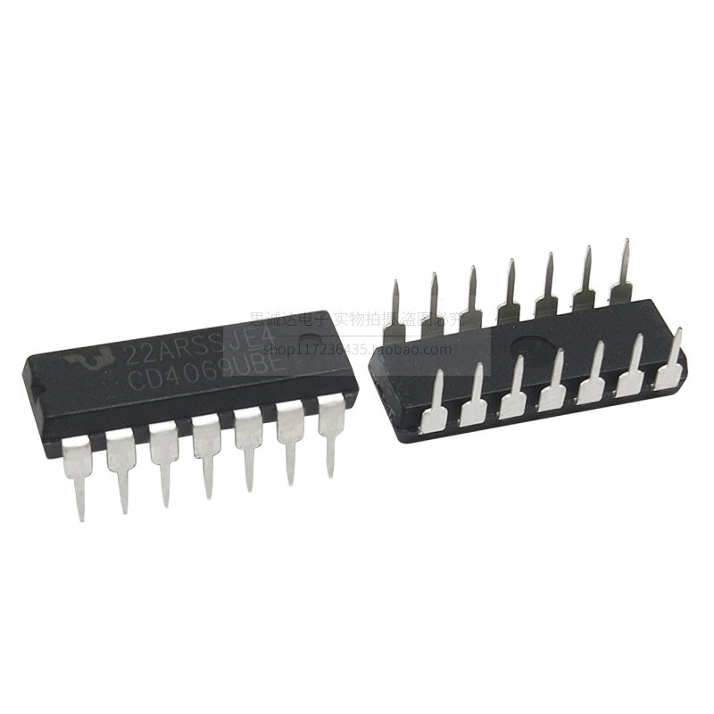 全新国产 CD4069BE 直插DIP-14 六非门/反相器 CD4069UBE CD4069