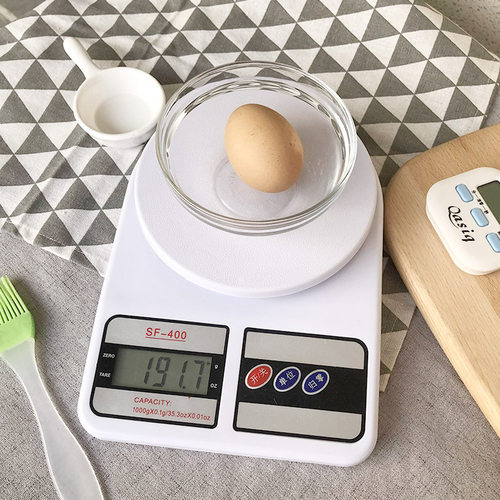 厨房秤电子秤家用小型克重电子称精准称重烘焙食物克称小秤器数度