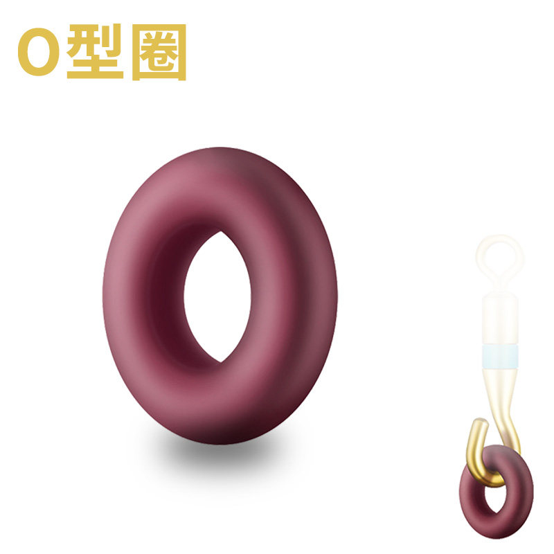 新款泄力带缓冲开口8八字环拉力高速转环挂钩快速子线夹连接器