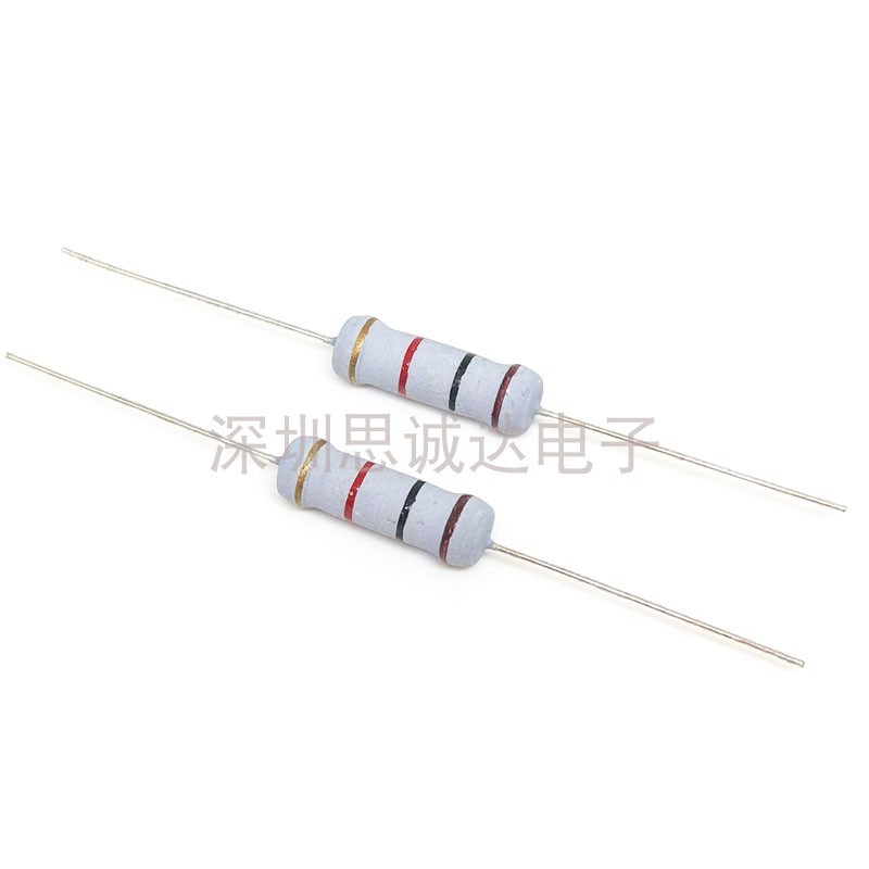 2W 碳膜电阻 5% 1R-1M阻值任选1R2R2.2R10R1K10K22K33K47K100K1M