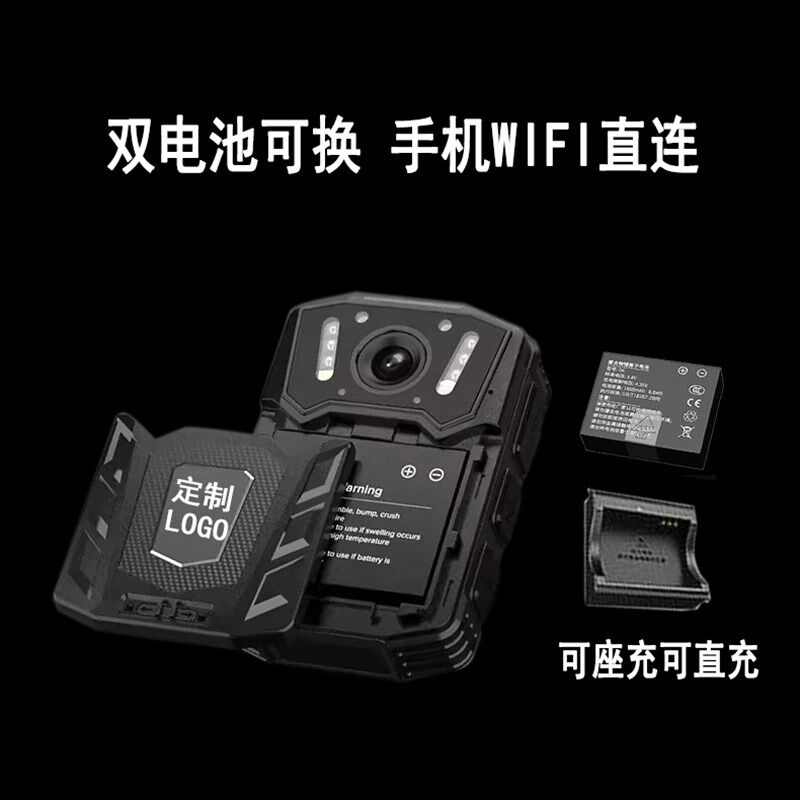 雳正执法记录仪 4K高清红外夜H视保安巡逻佩戴音频记录仪