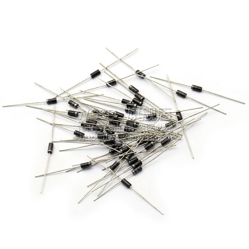 WGSD 1N4004 IN4004 DO-41 直插整流二极管 1A/400V (50个)