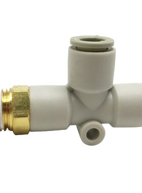 白色快插aT形快速接头KQ2Y4-m5 4 6 8 02 10 03 SMC型三通侧螺纹