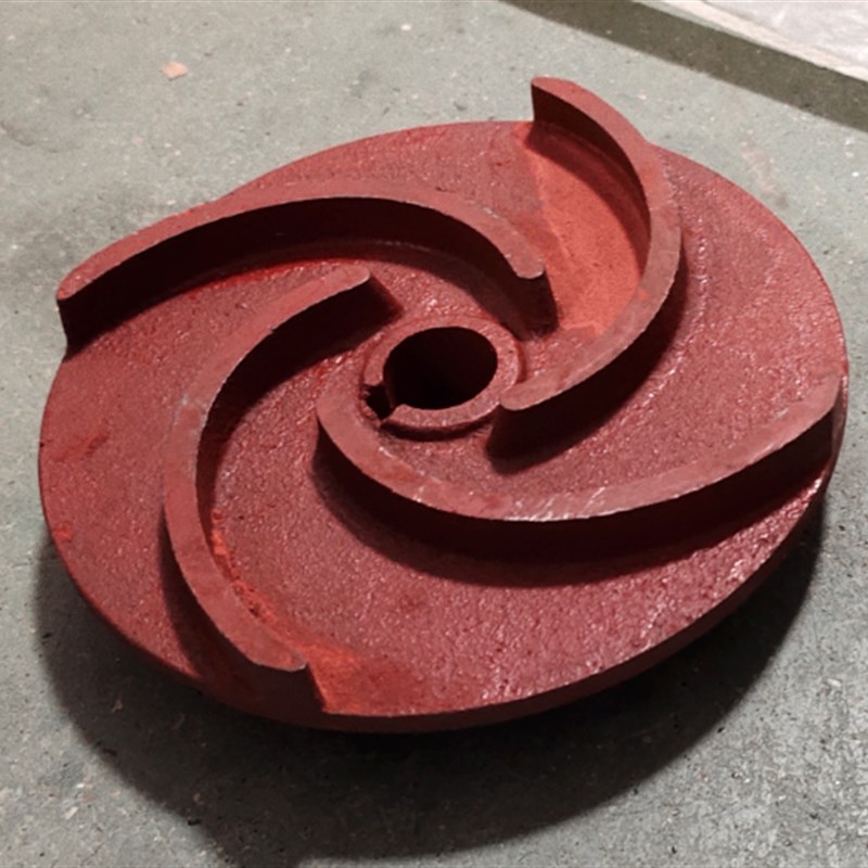 农用园林灌溉1寸2寸铝拖泵叶轮 二寸抽水自吸泵T两寸吸水机蜗轮子