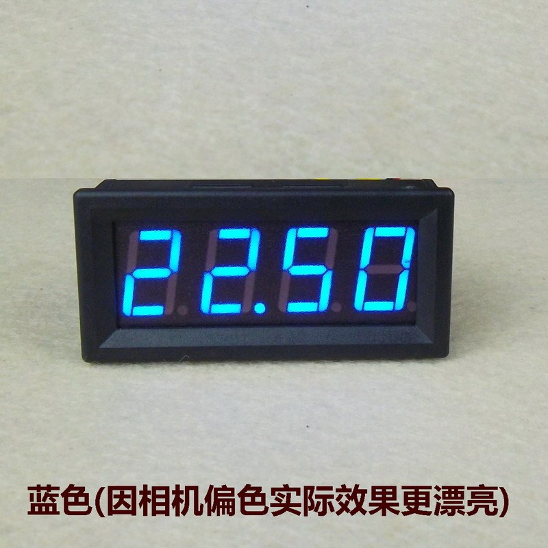 BY456V 桂辰0.56寸4位数显 高精度DC直流电压表头3.50-30V两线