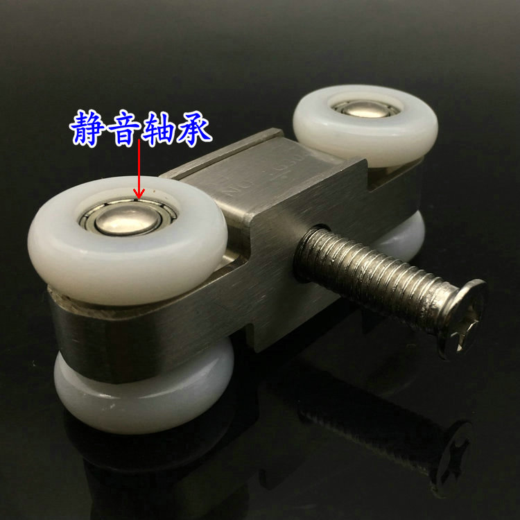 不锈钢木门吊轮滑轮推拉门吊滑轮/移门吊门轮吊轨道滑轮4轮图片