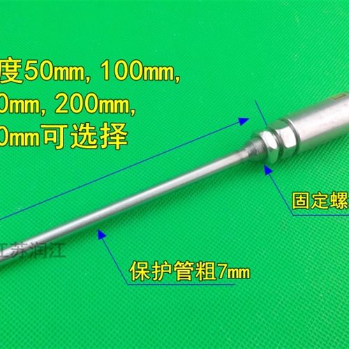 薄膜电阻封装铂电阻WZP-187 高温Fpt100温度传感器 探头热电阻