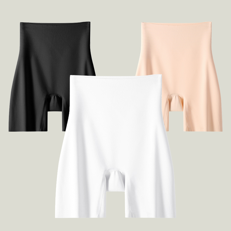 白色安全裤内裤二合一收腹提臀