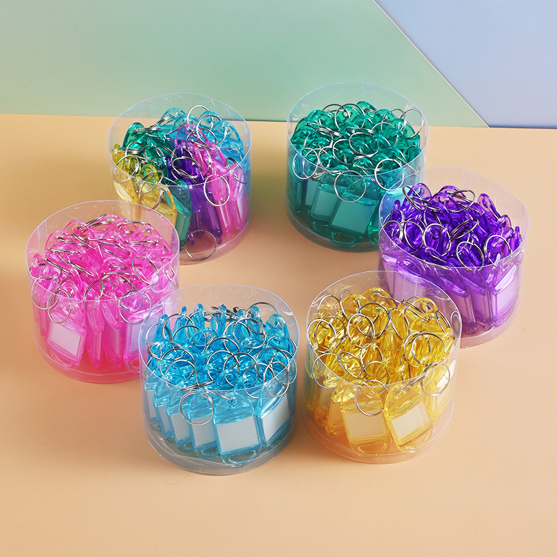 家之助彩色亚克力滑盖钥匙牌