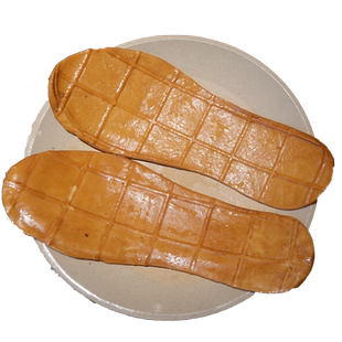 张飞鞋底豆干网红款牛皮豆干创意装火锅烧烤豆干食材鞋垫豆干商用