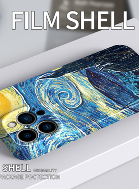 小米13手机壳新款小米15/14全包防摔15ultra/11菲林壳10s男款12pro天玑版女生油画适用保护套por青春版硬外壳