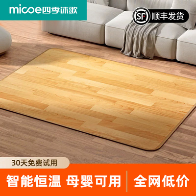 家用石墨烯电热地暖垫 碳晶发热加热垫 地热垫地毯客厅地垫地热毯