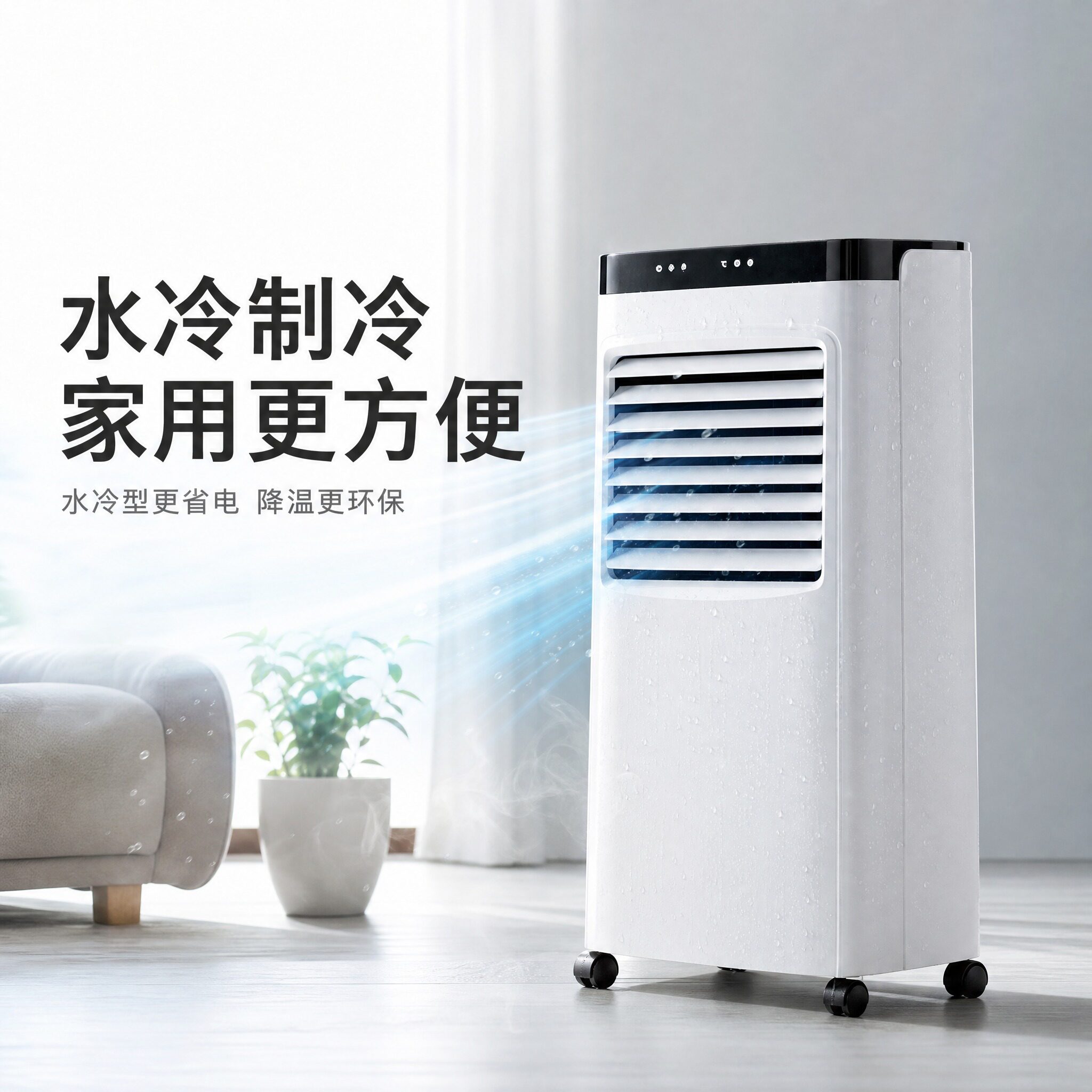 空调扇制冷风扇家用单冷型水冷风机冷气扇制冷器移动小空调