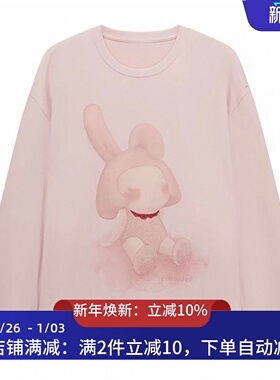 现货长袖T恤2026春季新款棉质宽松上衣女3K1BA20