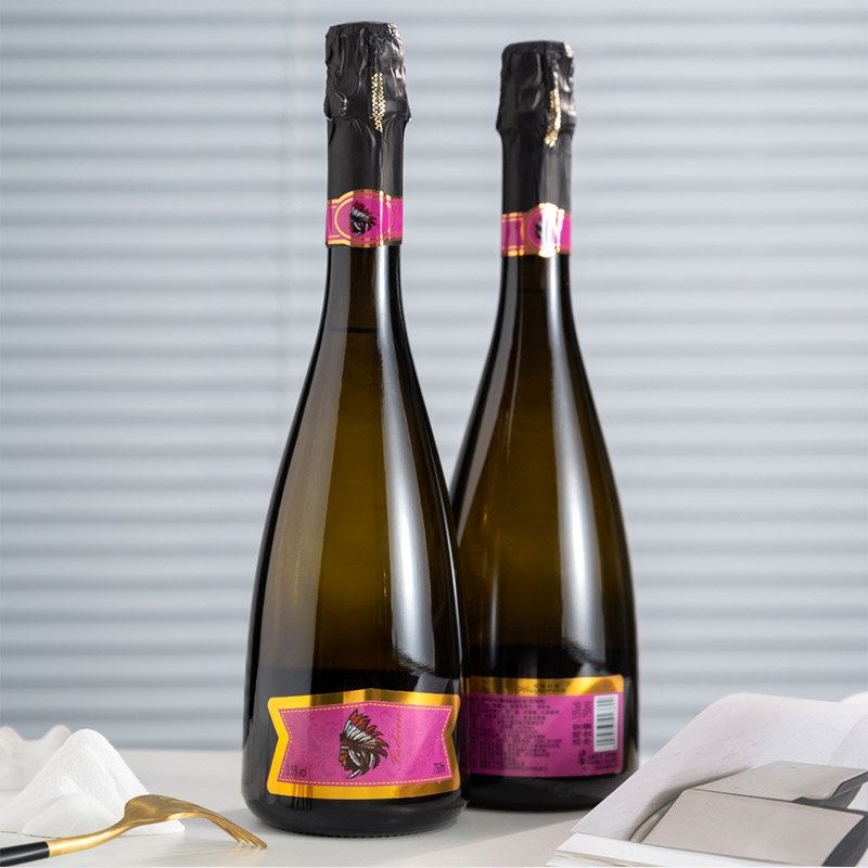 【量大优惠】起泡酒果味酒真品酒低度网红酒吧气泡酒椎体瓶起泡酒