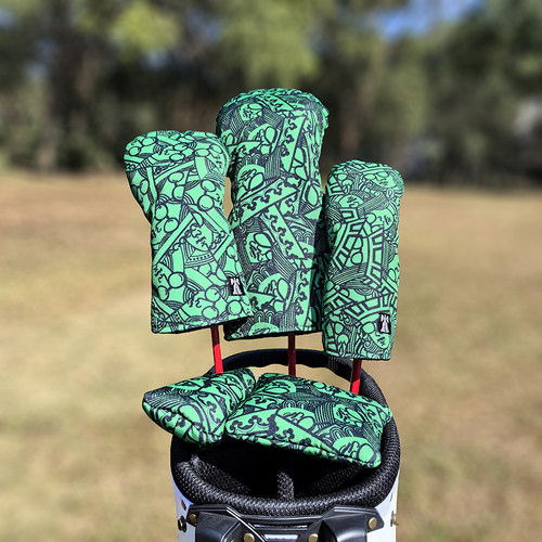 出口JQK高尔夫球杆套杆头套