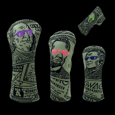 Svvag高尔夫球杆套杆头套