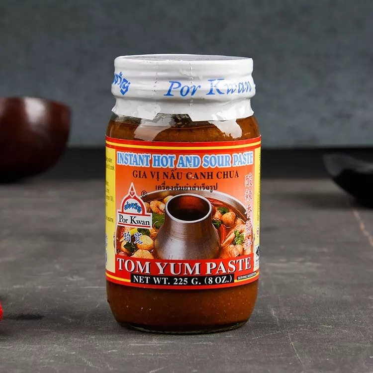 泰国原装进口珀宽牌冬阴功酱泰式冬荫功汤料火锅底料酸辣味225g