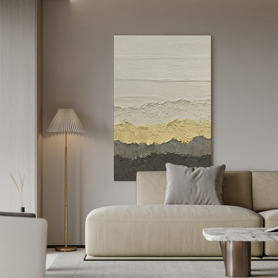 忒派《云海》简约现代客厅装饰画纯微喷晶瓷抽象玄关卧室喷绘挂画