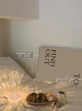 港画 北欧装饰画Typesetting简约字母壁画沙发背景墙壁画卧室挂画