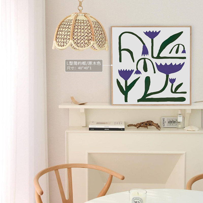 port painting港画 春日系列spring04绿色植物手绘北欧ins装饰画