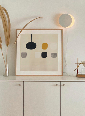 威廉斯科特|抽象油画英国当代艺术色块黄色小众静物落地装饰壁画