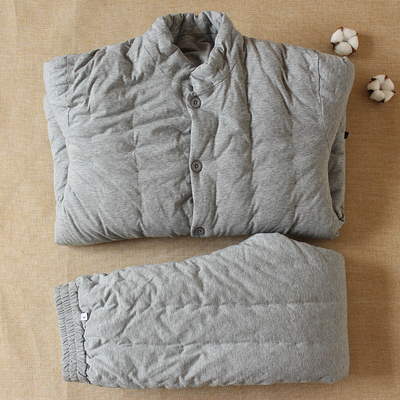 手工男士冬季保暖高腰棉袄棉裤