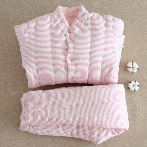 纯棉花手工加厚保暖棉袄棉裤套装