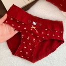 「LC」红运KT*女生可爱红色本命年内裤女2026新款纯棉三角裤舒适