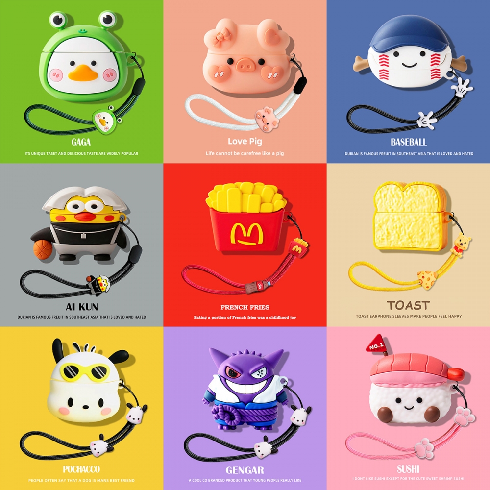 适用小米Buds4保护套xiaomi buds4pro蓝牙耳机套M2224E1硅胶软壳小米降噪耳机buds 4耳机壳5创意新品卡通可爱