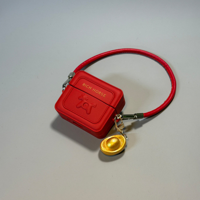 创意马年包包适用vivotws5保护套硅胶iqootws5蓝牙耳机壳高级vivotws5hifi版保护壳vivotws4hifi版充电仓盒子