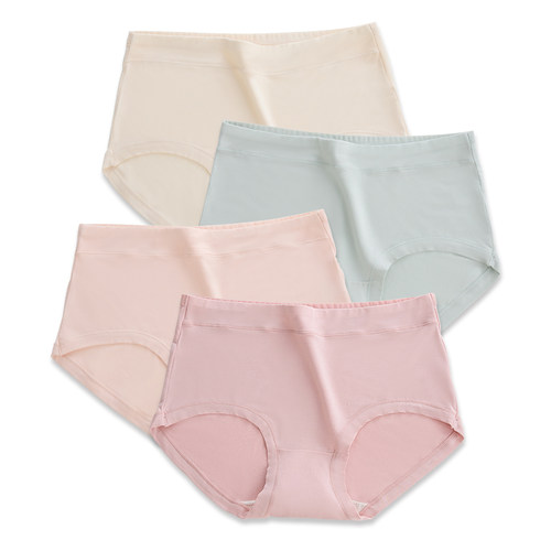 莫代尔内裤女中腰无痕夏薄款透气